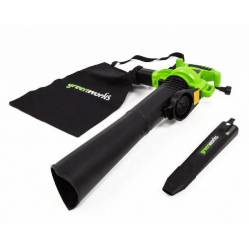 Greenworks 12Amp 235 MPH - 380 CFM Corded Blower/Vacuum with Metal Impeller