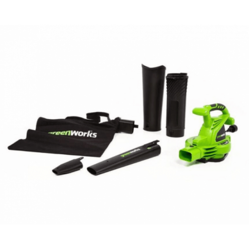 Greenworks 12Amp 235 MPH - 380 CFM Corded Blower/Vacuum with Metal Impeller