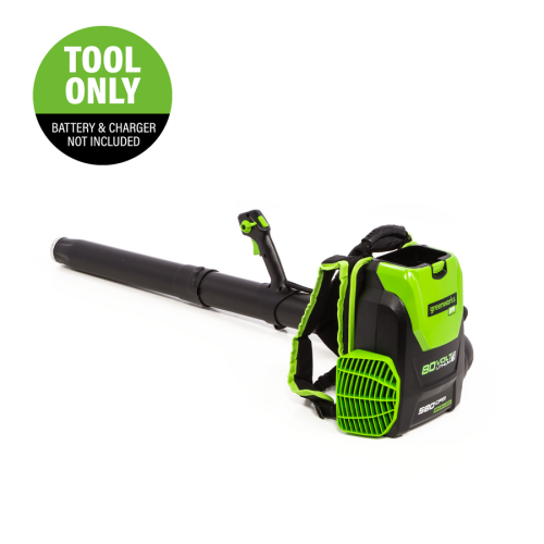 Greenworks PRO 80V 180 MPH - 610 CFM Brushless Axial Backpack Blower, Tool Only - BPB80L00