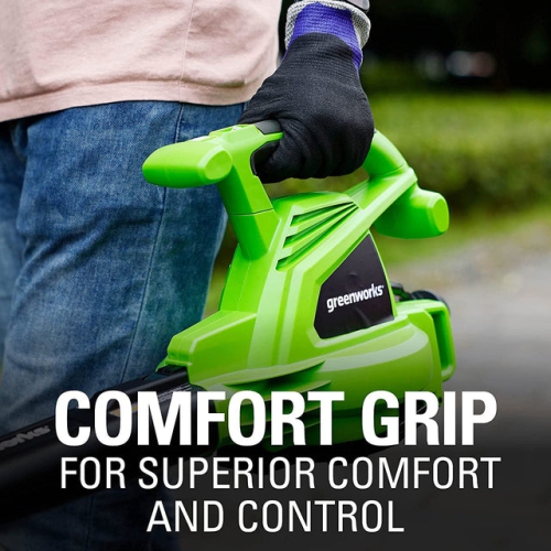 Greenworks 12Amp Corded 230 MPH- 375 CFM 2-Speed Blower/Vacuum