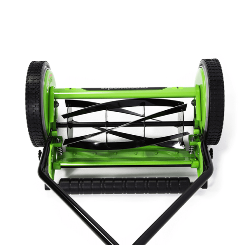 Greenworks 14" Push Reel Lawn Mower with Grass Catcher