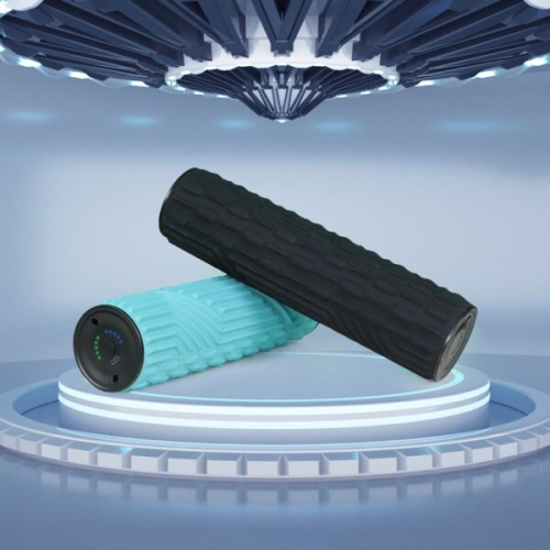 Feel Better Wellness - Vibrating Foam Roller with 3 Areas of Massage Textures, 5 Massage Speeds, Roller for Muscle Recovery, Deep Tissue Trigger Poin