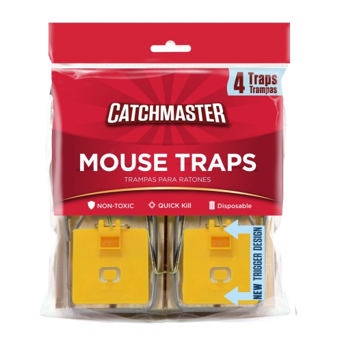 Pièges à bois taille souris CATCHMASTER MODÈLE # 604-4