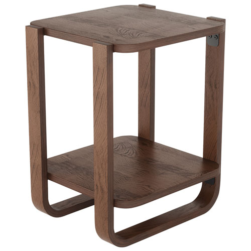 Bellwood Modern Square End Table - Aged Walnut