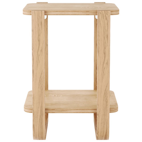 Bellwood Modern Square End Table - Natural