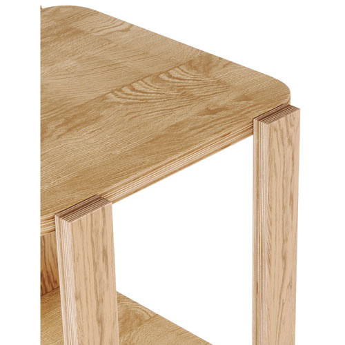 Bellwood Modern Square End Table - Natural