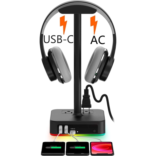 Mr. Sparkle RGB Headphone Stand with 