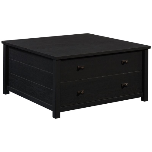 Pemberly Row 2 Drawer Wooden Storage Coffee Table in Raven Oak