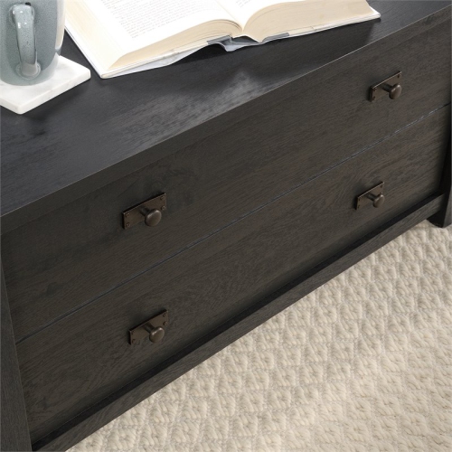 Pemberly Row 2 Drawer Wooden Storage Coffee Table in Raven Oak