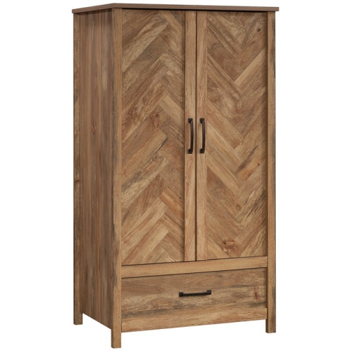 PEMBERLY ROW  Engineered Wood Bedroom Armoire In Sindoori In Mango