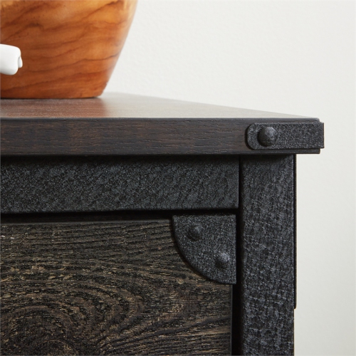 Pemberly Row Lateral File in Engineered Wood in Carbon Oak