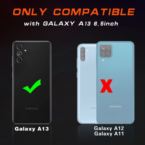 XCRS Verre Trempé pour Samsung Galaxy A13 5G Écran HD Film 9H Anti-Rayures Compatible avec les Coques, Sans Bulles Ajustement Parfait, Haptic Touch