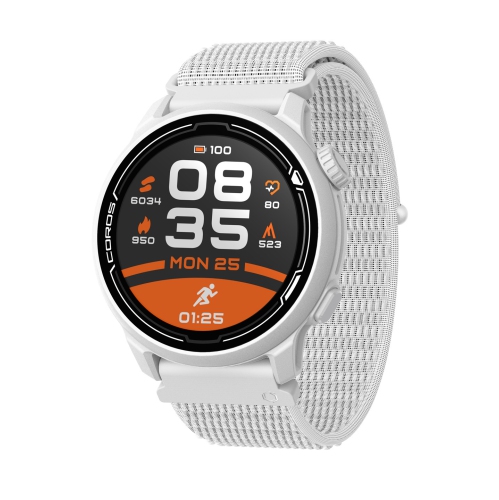 COROS PACE 2 Premium GPS Sport Watch - Nylon band - White