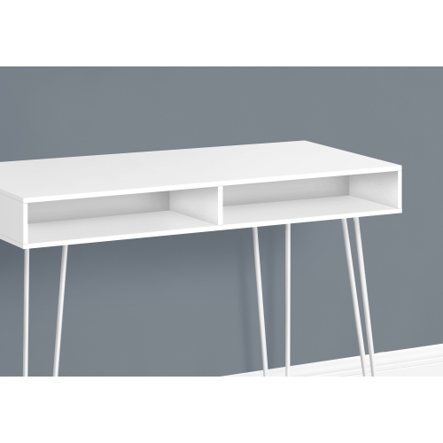 Monarch Specialties I 7770 Computer Desk 40"L White White Metal