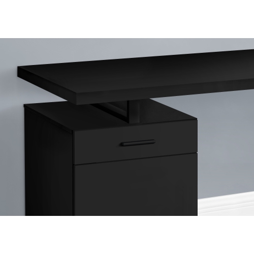 Monarch Specialties I 7761 Computer Desk 48"L Black Left Or Right Facing