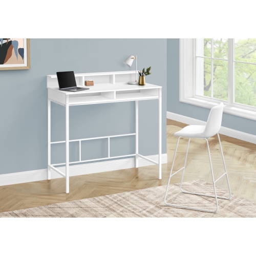 MONARCH SPECIALTIES  I 7701 Computer Desk 48"l Standing Height In White