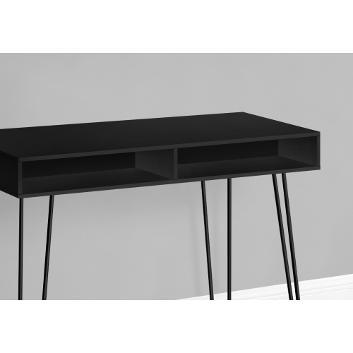 Monarch Specialties I 7771 Computer Desk 40"L Black Black Metal