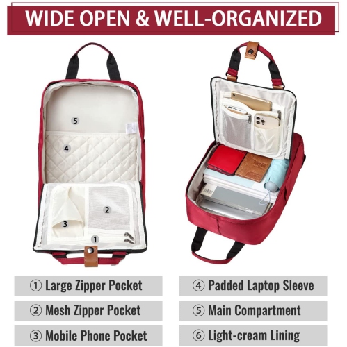 Sac à dos pour portable, 15.6 po, sac à dos scolaire résistant à l’eau, porte-livre, sac à dos décontracté pour