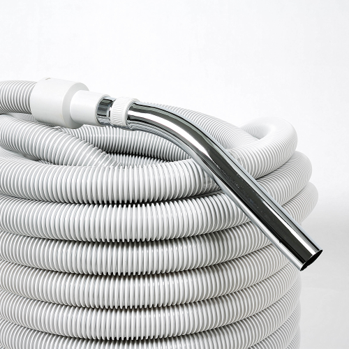 Ultra Clean Deluxe Central Vacuum Hose and Attachment Kit for Bare Flooring, Hardwood, Ceramic, Natural Stone, Tiles and Rugs