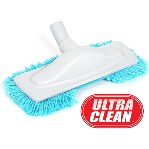 Ultra Clean Central Vacuum Hardwood/Rug Attachment Cleaning Tool Kit - Air-Driven Carpet Brush –24 V Hose with 2-way on/off Switch Handle- with