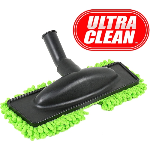 Ultra Clean Central Vacuum Hardwood/Rug Attachment Cleaning Tool Kit - Air-Driven Carpet Brush –24 V Hose with 2-way on/off Switch Handle- with
