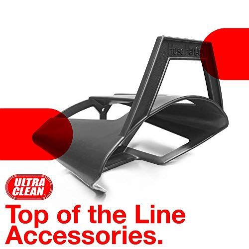 Ultra Clean Central Vacuum Carpet Attachment Kit with Adjustable Height Electric Power Nozzle - Dual Voltage Hose with 3-way on/off Switch Handle &