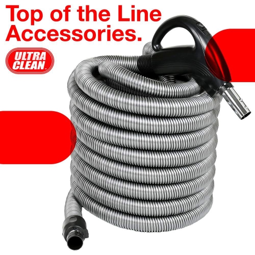 Ultra Clean Deluxe Bare Floor and Carpet 30 Foot Hose and Accessories Central Vacuum Kit