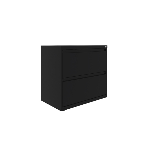 HIRSH INDUSTRIES LLC Hirsh 30 Inch W 2 Drawer Metal Lateral 101 File Cabinet Black