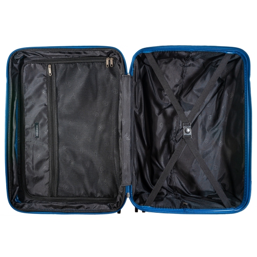 Valise moyenne de 24 po de la collection Orion de Holdall, bleu suédois