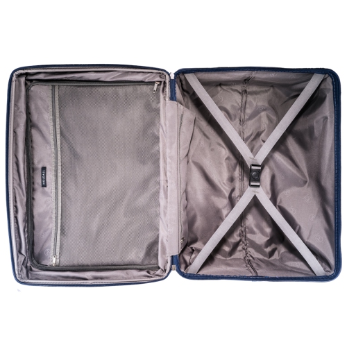 Valise moyenne de 24 po de la collection Himko de Holdall, bleu marine