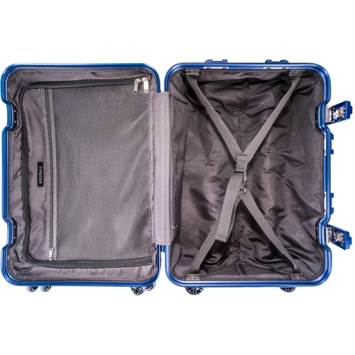 Holdall Thalia Collection Aluminum Frame Cabin Luggage, True Blue