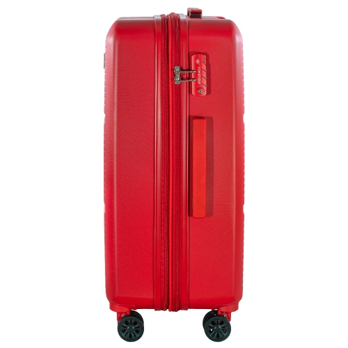 Valise moyenne de 24 po de la collection Orion de Holdall, rouge chaleureux