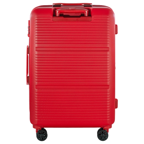 Valise moyenne de 24 po de la collection Orion de Holdall, rouge chaleureux