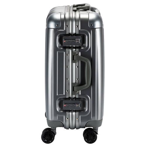 Holdall Thalia Collection Aluminum Frame Cabin Luggage, Cool Grey