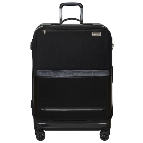 Valise hybride moyenne de 26 po collection Aeneas de Holdall, noir pur