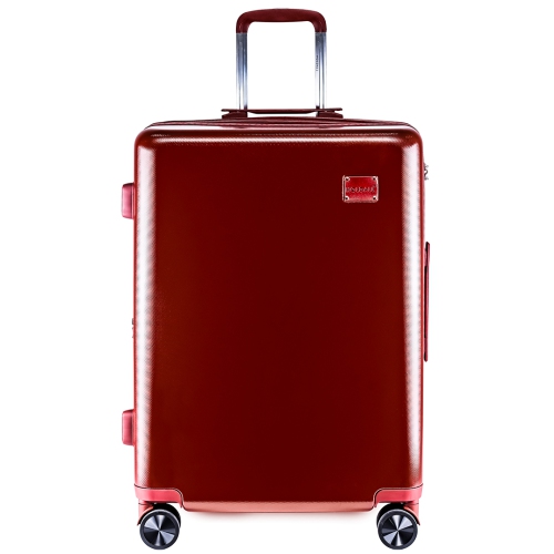 Valise moyenne de 24 po de la collection Himko de Holdall, orchidée rouge