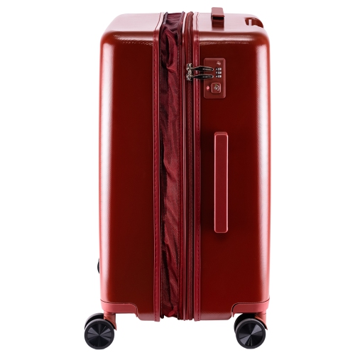 Valise moyenne de 24 po de la collection Himko de Holdall, orchidée rouge