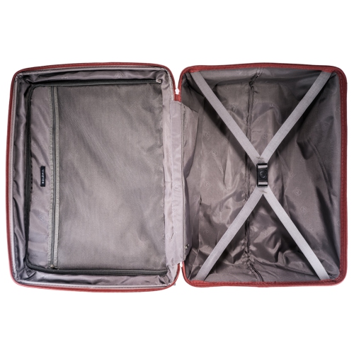 Valise moyenne de 24 po de la collection Himko de Holdall, orchidée rouge