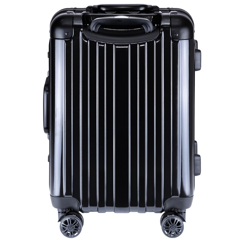 Holdall Thalia Collection Aluminum Frame Cabin Luggage, Midnight Black