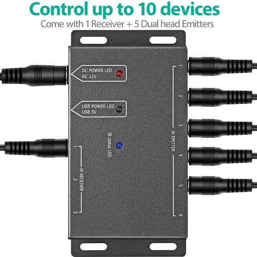 Infrared Repeater System IR Repeater Hidden IR System Infrared Remote Control Extender Kit