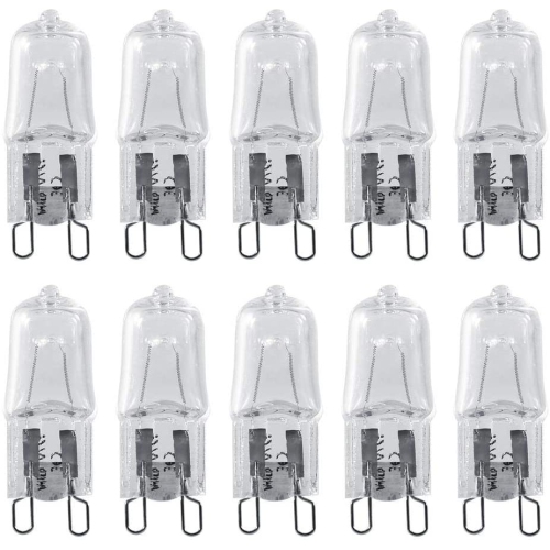 10 Pcs 120V 40W Warm White G9 LED Bulb Halogen Light Bulb Chandelier Bulb Replacement for Accent Lighting