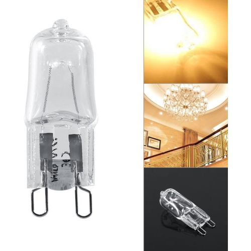 10 Pcs 120V 40W Warm White G9 LED Bulb Halogen Light Bulb Chandelier Bulb Replacement for Accent Lighting
