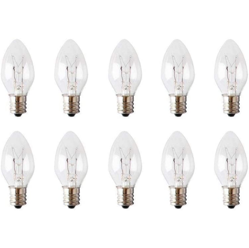 2-Pack Bulbs for Scentsy Plug-In Nightlight Warmer Wax Diffuser, 15W 120V