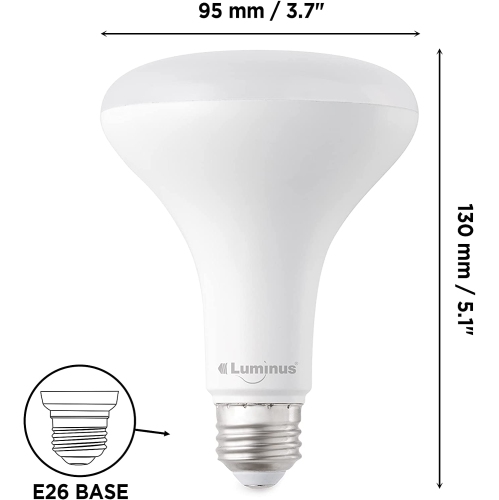 5235-11W 950 Lumens 5000K Dimmable Led Light Bulb-6 Pack, Br30, Daylight