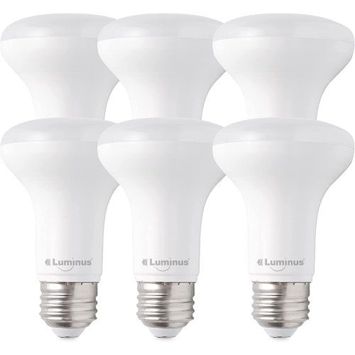 ALBERTATECH  3722-7W (50W) 575 Lumens 2700K Dimmable Led Light Bulb-6 Pack, R20, Warm In White