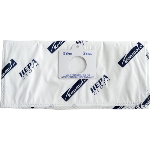 50410 HEPA Vacuum Bags. Genuine Vacuum Bags for Canister Vacuum Cleaners. Package of 2 HEPA Synthetic