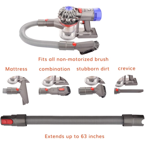 Flexible Extension Hose Attachment for V8 V7 V10 V11 Absolute Animal Trigger Motorhead Cordless Vacuum Cleaner
