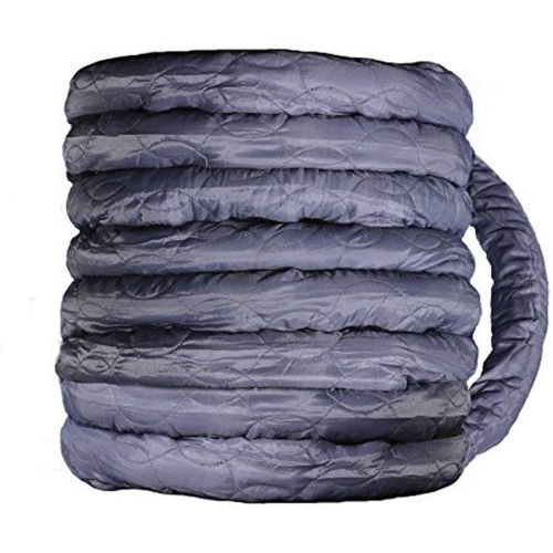Central Vacuum Hose Cover - 30ft - Paded Machine Washable Universal Cover, Grey, ACCHO-COV30ZIP-OVO, 30ft