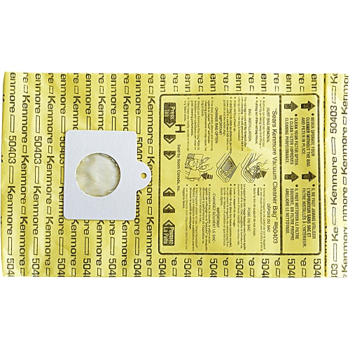 Disposable Canister Vacuum Cleaner Bags 50403, 10-count