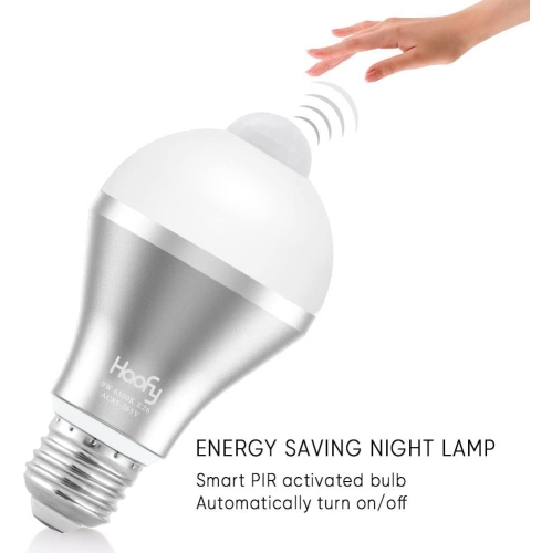 Smart Motion Sensor Bulb, Automatic Switch LED Bulb Energy-saving Environmental-protection Power-saving LED Bulb